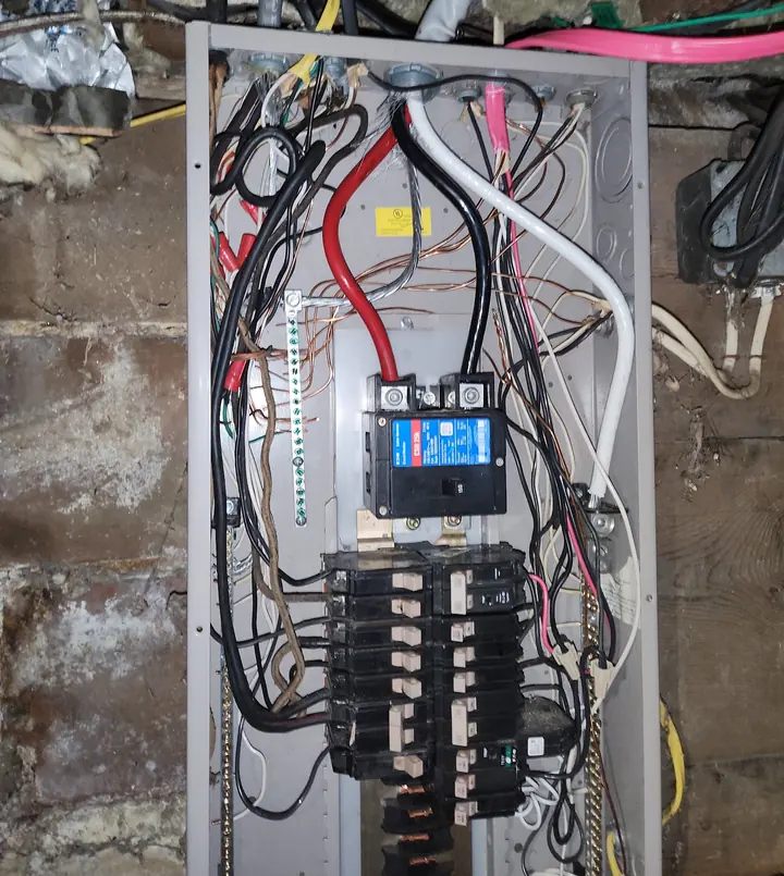 Panel replacement, before and after, photo 3