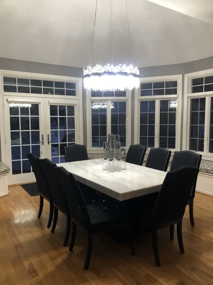 Dining room and foyer chandeliers, photo 4